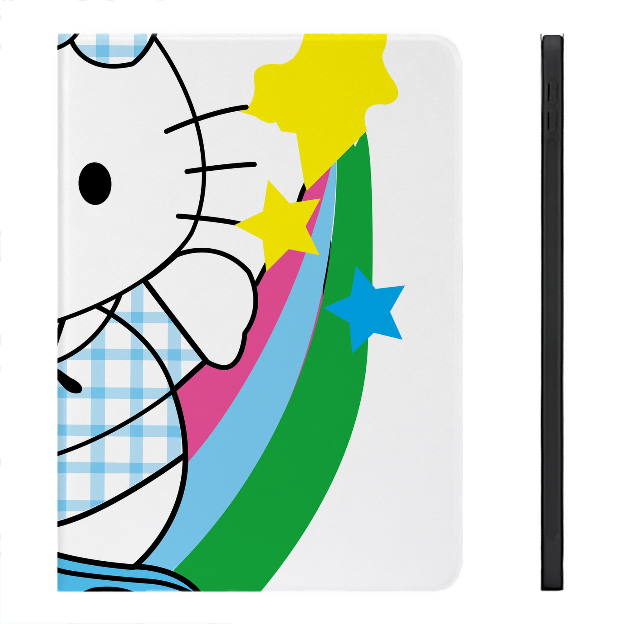 （画像用） Hello Kitty ハローキティ IPadケース ペンホルダー付き ブックスタイルデザイン